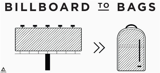 你无法想象的创意设计:广告牌瞬间变包包-广州聚奇广告