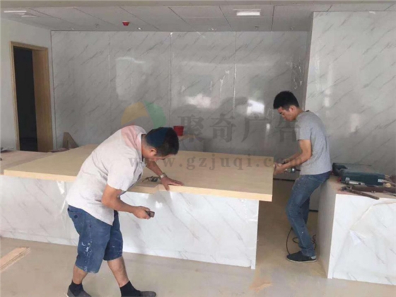 聚奇党建文化建设项目的施工团队 聚奇党建文化建设项目的施工团队