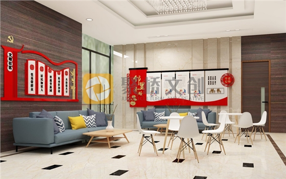 红色主题展厅设计 红色主题展厅设计