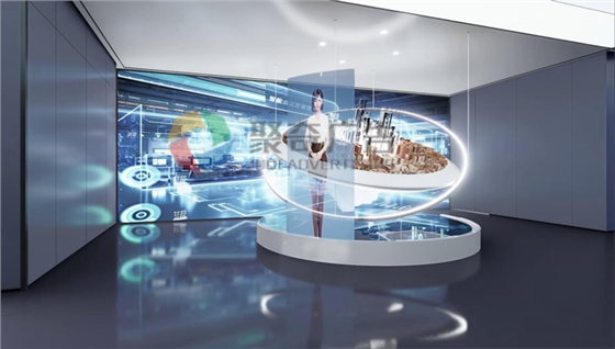 企业展厅全息沙盘数字人讲解设计—聚奇广告
