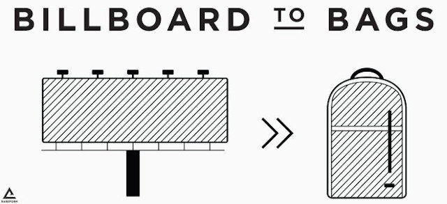 你无法想象的创意设计:广告牌瞬间变包包-广州聚奇广告