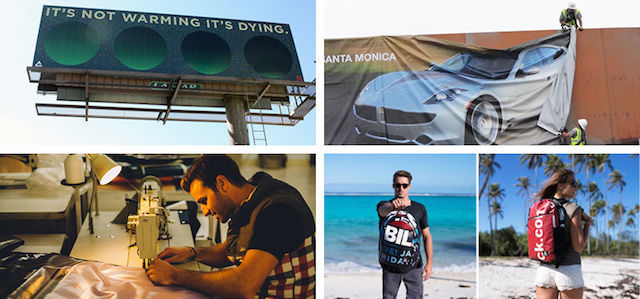 你无法想象的创意设计:广告牌瞬间变包包-广州聚奇广告