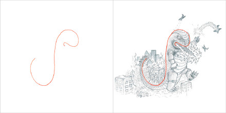 怪兽的造型曲线 怪兽的造型曲线