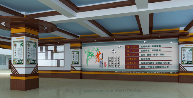 广州校园文化走廊设计方案流程-校园环境文化设计