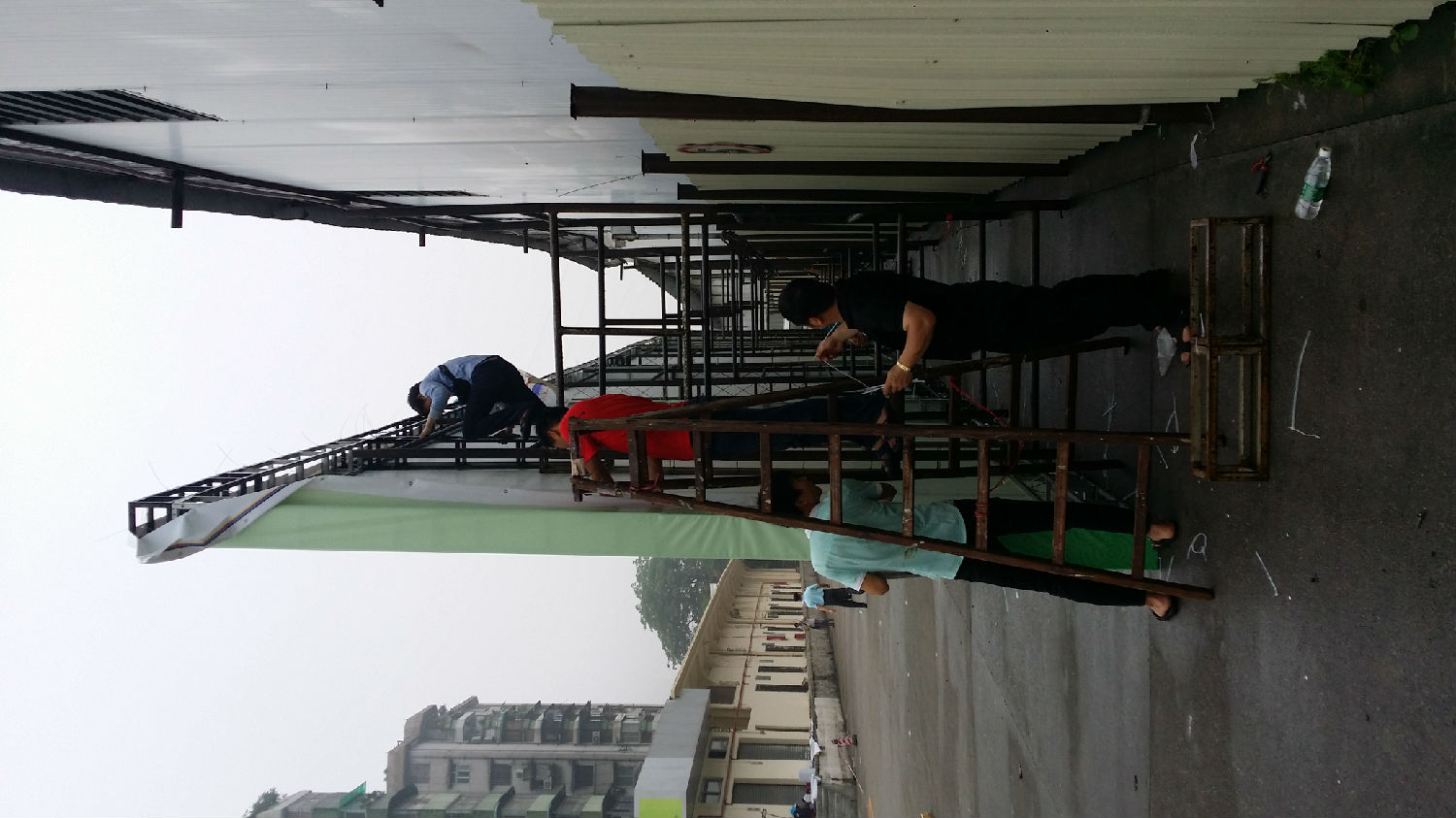 通宵达旦,准时完成广州市供销合作社宣传展板布置 通宵达旦,准时完成广州市供销合作社宣传展板布置