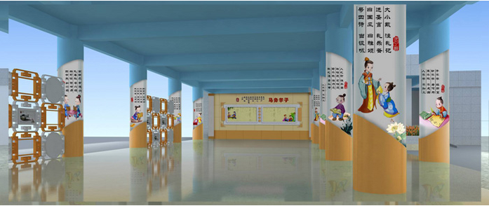 广州校园文化长廊设计 广州校园文化长廊设计