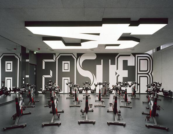 健身房标识导视系统设计 健身房标识导视系统设计