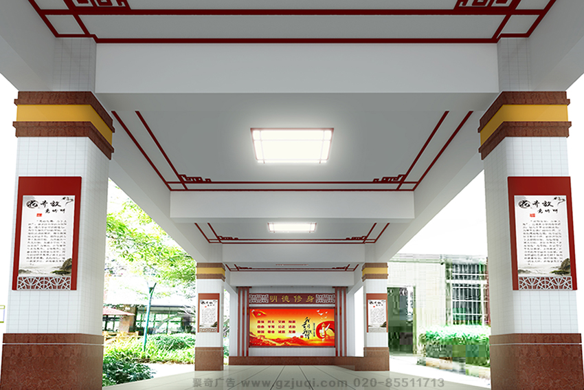 学校楼道文化墙设计公司 学校楼道文化墙设计公司