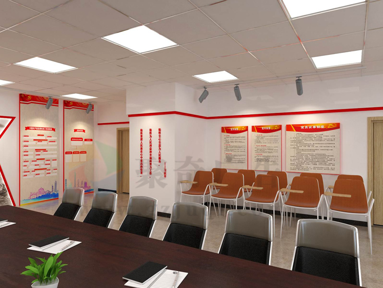 广州杨箕联社会议室党建文化设计 广州杨箕联社会议室党建文化设计