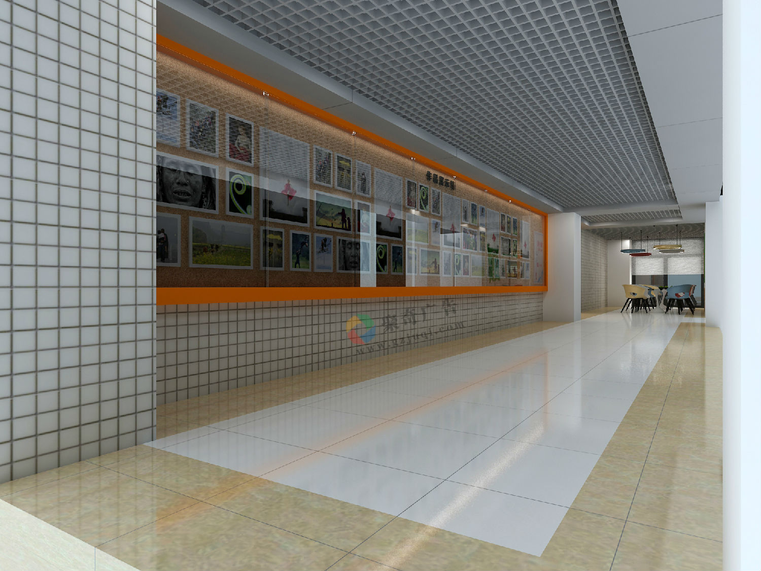 广州大学新闻与传播学院走廊橱窗设计 广州大学新闻与传播学院走廊橱窗设计