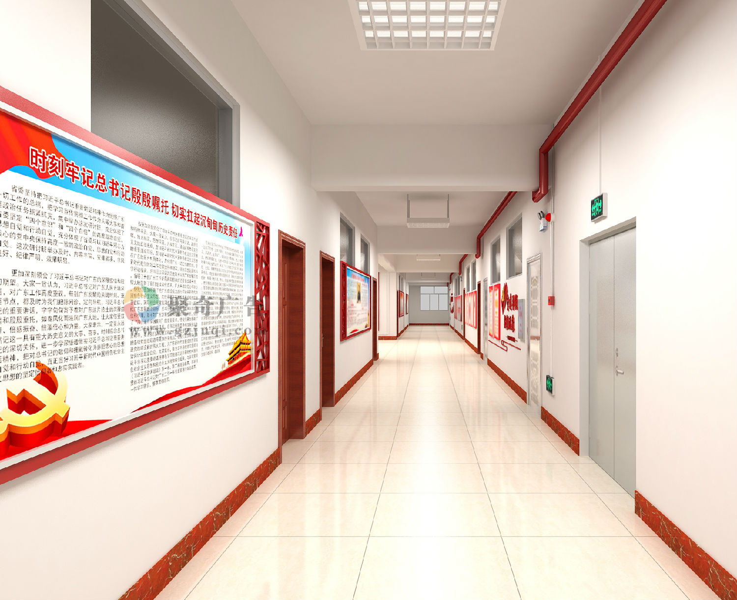 教育局党建文化长廊建设 教育局党建文化长廊建设