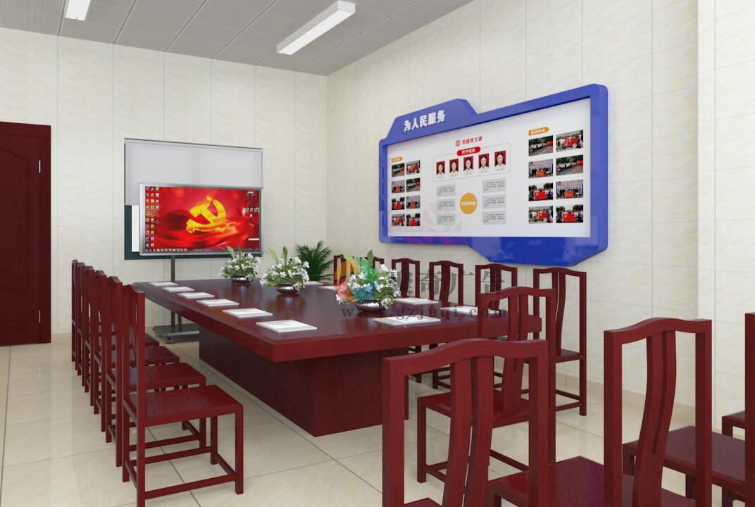 警营党建活动室文化设计 警营党建活动室文化设计