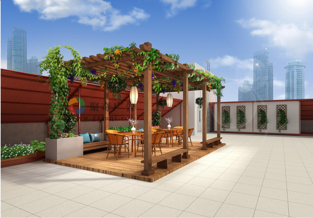 中队天台景观文化设计 中队天台景观文化设计