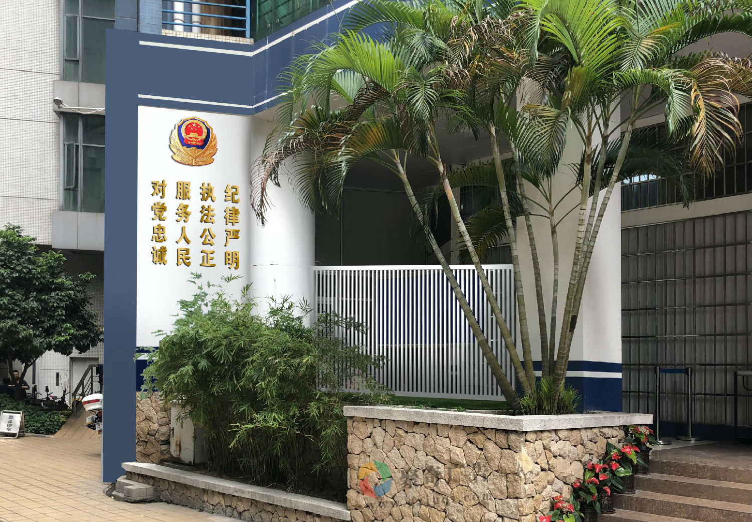 派出所主题形象墙文化设计 派出所主题形象墙文化设计