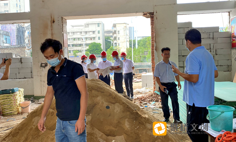 党群服务中心施工现场 党群服务中心施工现场