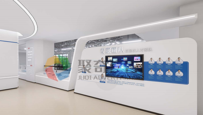 生物医药公司展示中心产品展示设计—聚奇广告